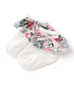 Tartine et Chocolat / タルティーヌ エ ショコラ ベビー・キッズウエア | 【日本製】【お揃い】リバティビエラ(DaisyMorisia)ソックスベビー(8〜13cm)