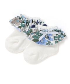 Tartine et Chocolat / タルティーヌ エ ショコラ ベビー・キッズウエア | 【日本製】【お揃い】リバティビエラ(DaisyMorisia)ソックスベビー(8〜13cm)