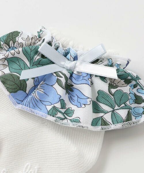 Tartine et Chocolat / タルティーヌ エ ショコラ ベビー・キッズウエア | 【日本製】【お揃い】リバティビエラ(DaisyMorisia)ソックスベビー(8〜13cm) | 詳細2