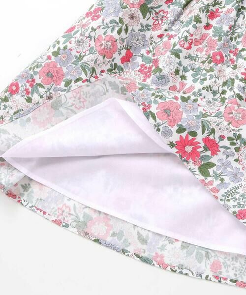 Tartine et Chocolat / タルティーヌ エ ショコラ ミニ丈・ひざ丈ワンピース | 【日本製】【お揃い】リバティビエラ(DaisyMorisia)半袖切り替えワンピース(100〜140cm) | 詳細6