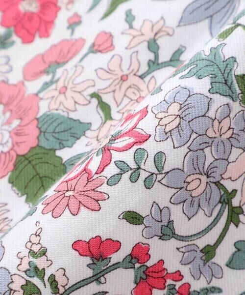 Tartine et Chocolat / タルティーヌ エ ショコラ ミニ丈・ひざ丈ワンピース | 【日本製】【お揃い】リバティビエラ(DaisyMorisia)半袖切り替えワンピース(100〜140cm) | 詳細8