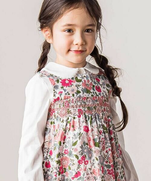 Tartine et Chocolat / タルティーヌ エ ショコラ ドレス | 【日本製】【お揃い】リバティビエラ(DaisyMorisia)ジャンパースカート(90〜140cm) | 詳細3