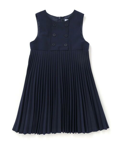 Tartine et Chocolat / タルティーヌ エ ショコラ ドレス | アコーディオンプリーツジャンパースカート(90〜140cm) | 詳細3