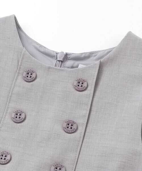 Tartine et Chocolat / タルティーヌ エ ショコラ ドレス | アコーディオンプリーツジャンパースカート(90〜140cm) | 詳細12