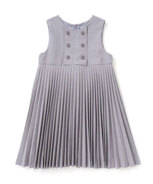 Tartine et Chocolat / タルティーヌ エ ショコラ ドレス | アコーディオンプリーツジャンパースカート(90〜140cm) | 詳細10