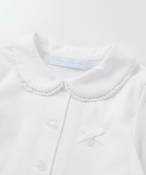 Tartine et Chocolat / タルティーヌ エ ショコラ シャツ・ブラウス | 【お揃い】バイオシルスムース襟レースリボンブラウス(100〜140cm) | 詳細3