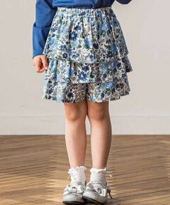 Tartine et Chocolat / タルティーヌ エ ショコラ その他パンツ | 【日本製】【お揃い】リバティビエラ(DaisyMorisia)フリルキュロットパンツ(90〜140cm)