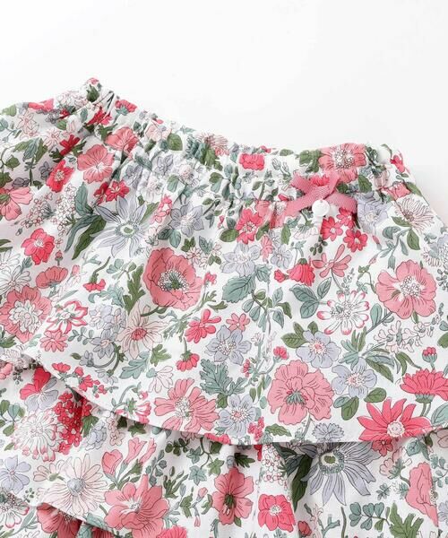 Tartine et Chocolat / タルティーヌ エ ショコラ その他パンツ | 【日本製】【お揃い】リバティビエラ(DaisyMorisia)フリルキュロットパンツ(90〜140cm) | 詳細8