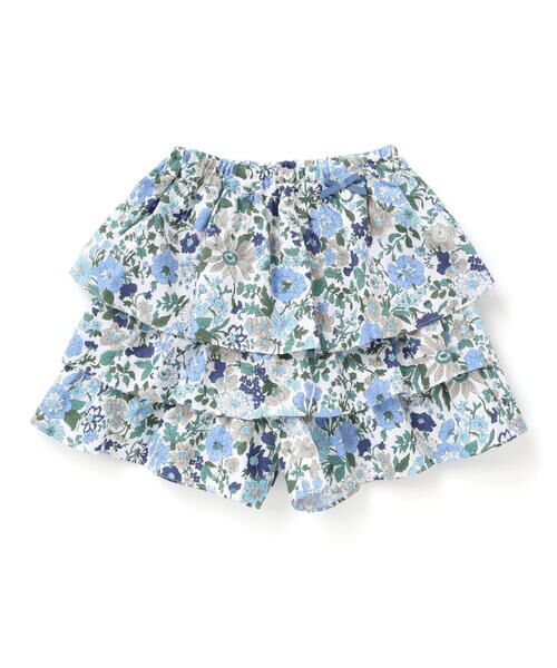 Tartine et Chocolat / タルティーヌ エ ショコラ その他パンツ | 【日本製】【お揃い】リバティビエラ(DaisyMorisia)フリルキュロットパンツ(90〜140cm) | 詳細15