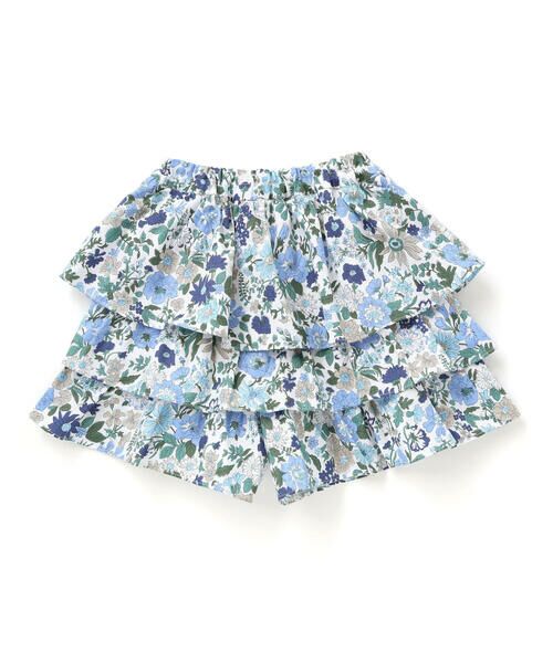 Tartine et Chocolat / タルティーヌ エ ショコラ その他パンツ | 【日本製】【お揃い】リバティビエラ(DaisyMorisia)フリルキュロットパンツ(90〜140cm) | 詳細16