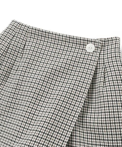 Tartine et Chocolat / タルティーヌ エ ショコラ その他パンツ | 千鳥チェック柄ラップ風スカパン(100〜140cm) | 詳細10