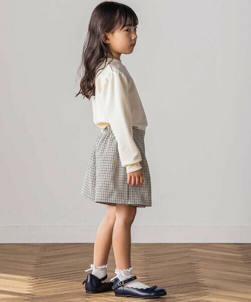 Tartine et Chocolat / タルティーヌ エ ショコラ その他パンツ | 千鳥チェック柄ラップ風スカパン(100〜140cm) | 詳細7