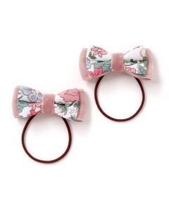 Tartine et Chocolat / タルティーヌ エ ショコラ ヘアゴム・シュシュ | 【日本製】【お揃い】リバティビエラ(DaisyMorisia)ヘアゴム２点セット
