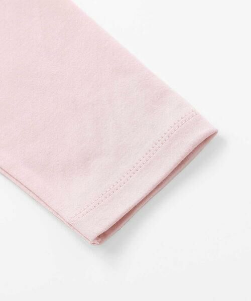 Tartine et Chocolat / タルティーヌ エ ショコラ Tシャツ | 【日本製】【お揃い】リバティビエラ(DaisyMorisia)×花ボタン長袖Tシャツ(100〜140cm) | 詳細12