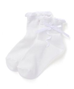 Tartine et Chocolat / タルティーヌ エ ショコラ ソックス | 【日本製】ラメリボンソックス(13〜21cm)