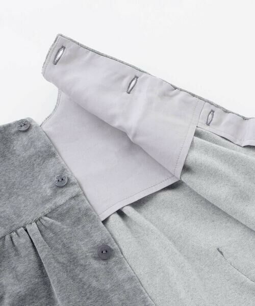 Tartine et Chocolat / タルティーヌ エ ショコラ ベビー・キッズウエア | 【日本製】バラ刺しゅうベロアワンピースブルマ付きベビー(70-90cm) | 詳細14