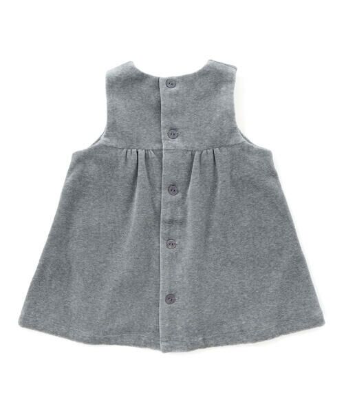 Tartine et Chocolat / タルティーヌ エ ショコラ ベビー・キッズウエア | 【日本製】バラ刺しゅうベロアワンピースブルマ付きベビー(70-90cm) | 詳細7