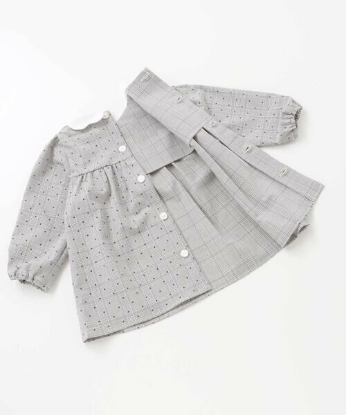 Tartine et Chocolat / タルティーヌ エ ショコラ ベビー・キッズウエア | 【日本製】【お揃い】チェックフロッキードットワンピースブルマ付きベビー(70~90cm) | 詳細10