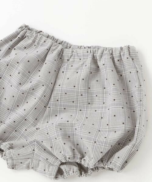Tartine et Chocolat / タルティーヌ エ ショコラ ベビー・キッズウエア | 【日本製】【お揃い】チェックフロッキードットワンピースブルマ付きベビー(70~90cm) | 詳細12