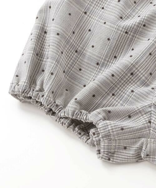 Tartine et Chocolat / タルティーヌ エ ショコラ ベビー・キッズウエア | 【日本製】【お揃い】チェックフロッキードットワンピースブルマ付きベビー(70~90cm) | 詳細13