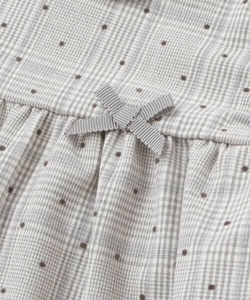 Tartine et Chocolat / タルティーヌ エ ショコラ ベビー・キッズウエア | 【日本製】【お揃い】チェックフロッキードットワンピースブルマ付きベビー(70~90cm) | 詳細7