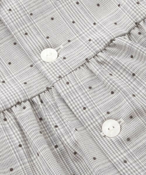 Tartine et Chocolat / タルティーヌ エ ショコラ ベビー・キッズウエア | 【日本製】【お揃い】チェックフロッキードットワンピースブルマ付きベビー(70~90cm) | 詳細9