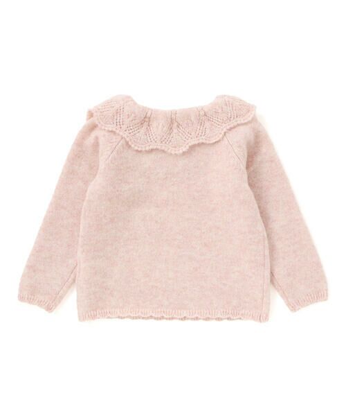 Tartine et Chocolat / タルティーヌ エ ショコラ ベビー・キッズウエア | 襟柄編みニット+スカートブルマ付きベビー(70~90cm) | 詳細3