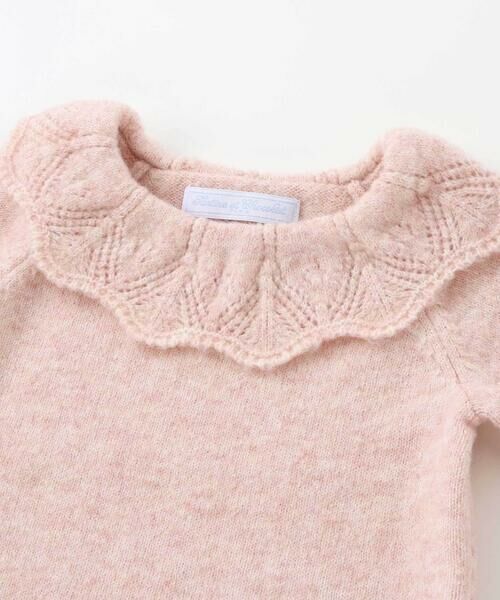 Tartine et Chocolat / タルティーヌ エ ショコラ ベビー・キッズウエア | 襟柄編みニット+スカートブルマ付きベビー(70~90cm) | 詳細5