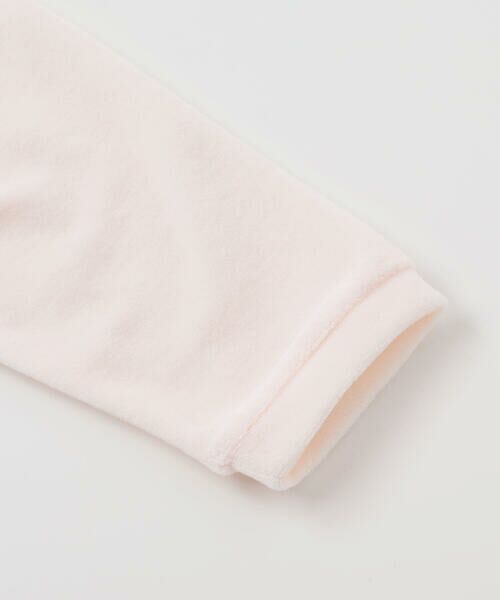 Tartine et Chocolat / タルティーヌ エ ショコラ ロンパース | 小花刺しゅうベロアフリルカバーオールベビー(70-80cm) | 詳細8