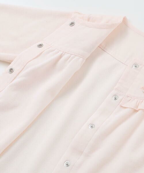 Tartine et Chocolat / タルティーヌ エ ショコラ ロンパース | 小花刺しゅうベロアフリルカバーオールベビー(70-80cm) | 詳細10