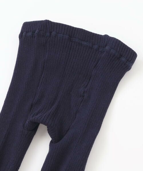 Tartine et Chocolat / タルティーヌ エ ショコラ ベビー・キッズウエア | 【日本製】【お揃い】リボンロゴチャーム付きタイツベビー(70-80cm) | 詳細4