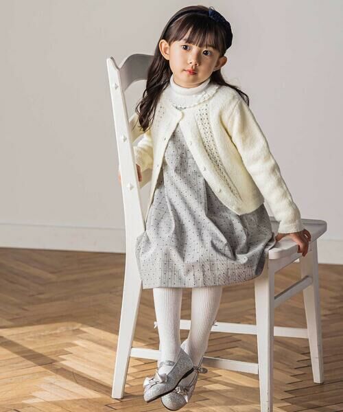 Tartine et Chocolat / タルティーヌ エ ショコラ ドレス | 【日本製】【お揃い】チェックフロッキードットジャンパースカート(90~140cm) | 詳細2