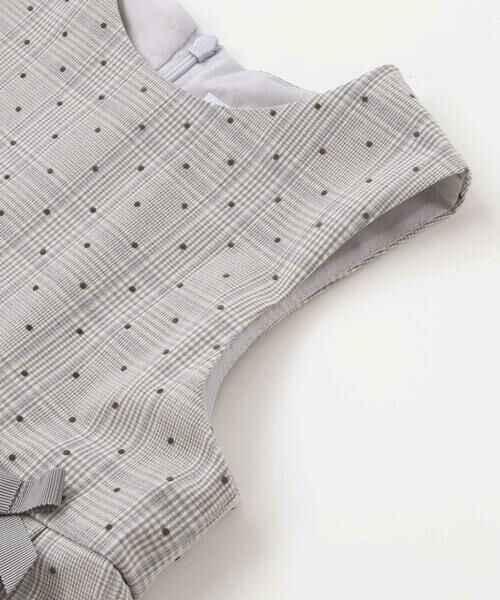 Tartine et Chocolat / タルティーヌ エ ショコラ ドレス | 【日本製】【お揃い】チェックフロッキードットジャンパースカート(90~140cm) | 詳細5