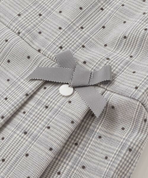 Tartine et Chocolat / タルティーヌ エ ショコラ ドレス | 【日本製】【お揃い】チェックフロッキードットジャンパースカート(90~140cm) | 詳細6