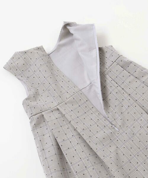 Tartine et Chocolat / タルティーヌ エ ショコラ ドレス | 【日本製】【お揃い】チェックフロッキードットジャンパースカート(90~140cm) | 詳細7