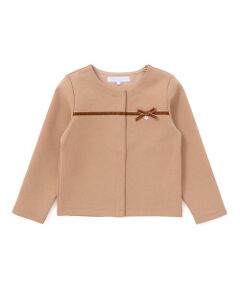 Tartine et Chocolat / タルティーヌ エ ショコラ カーディガン・ボレロ | 【お揃い】ポンチリボンカーディガン(100-140cm)