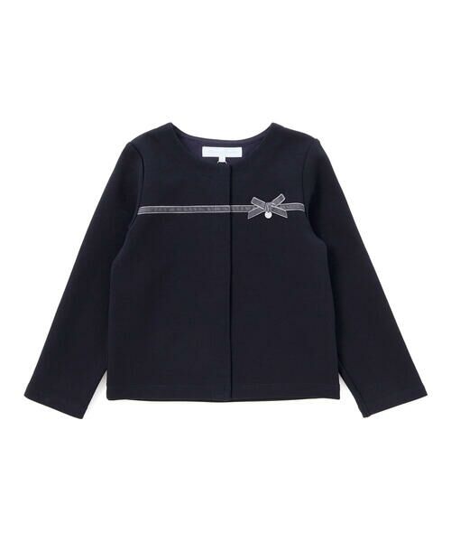 Tartine et Chocolat / タルティーヌ エ ショコラ カーディガン・ボレロ | 【お揃い】ポンチリボンカーディガン(100-140cm) | 詳細5