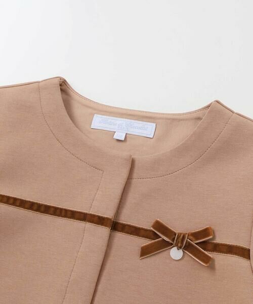 Tartine et Chocolat / タルティーヌ エ ショコラ カーディガン・ボレロ | 【お揃い】ポンチリボンカーディガン(100-140cm) | 詳細9