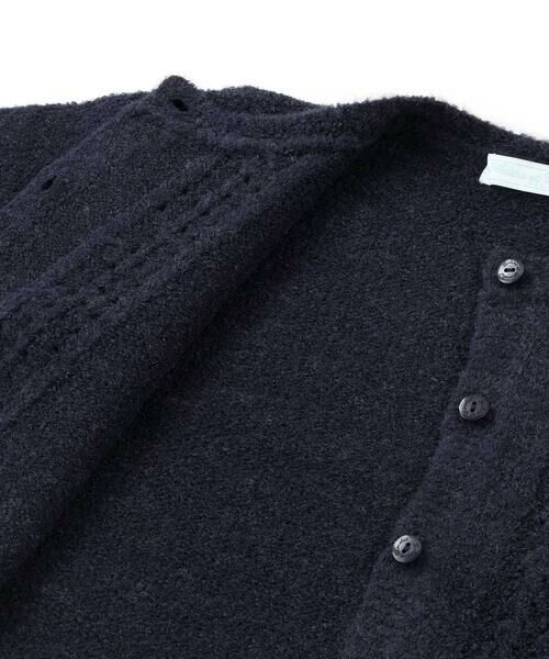 Tartine et Chocolat / タルティーヌ エ ショコラ カーディガン・ボレロ | 【お揃い】フロント編地の前ボタン長袖カーディガン(100~140cm) | 詳細12