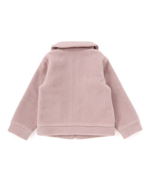 Tartine et Chocolat / タルティーヌ エ ショコラ その他アウター | 丸襟シャギージャケット(90~140cm) | 詳細1