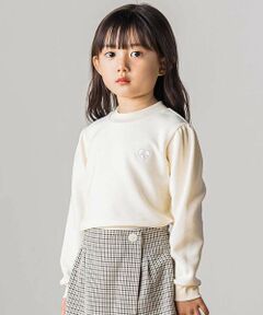 Tartine et Chocolat / タルティーヌ エ ショコラ スウェット | ハートロゴ刺しゅうパイルトレーナー(100-140cm)