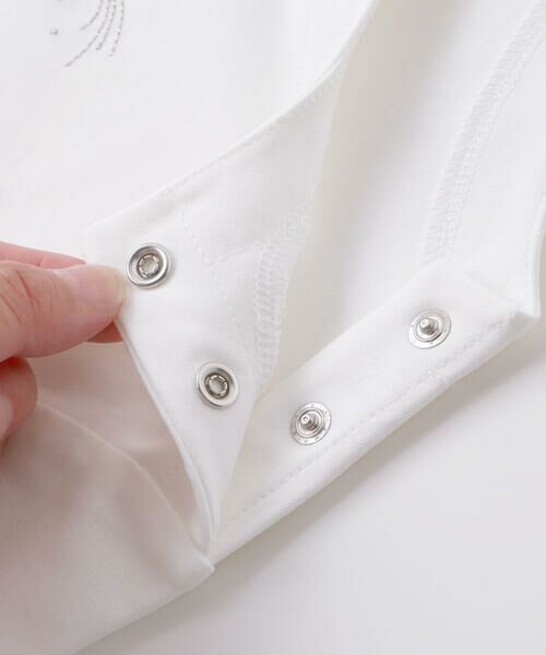 Tartine et Chocolat / タルティーヌ エ ショコラ スウェット | 星空お月さまプリント刺しゅう長袖トレーナー(90~140cm) | 詳細8