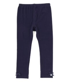 Tartine et Chocolat / タルティーヌ エ ショコラ レギンス・スパッツ | 【日本製】リボン付きラグウォームプレミアレギンス(80~140cm)