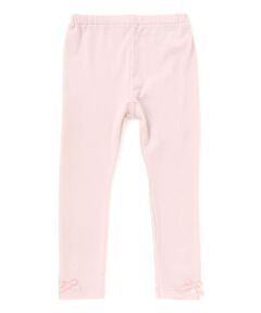 Tartine et Chocolat / タルティーヌ エ ショコラ レギンス・スパッツ | 【日本製】リボン付きラグウォームプレミアレギンス(80~140cm)