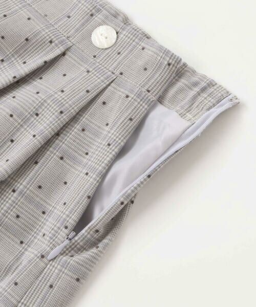 Tartine et Chocolat / タルティーヌ エ ショコラ ミニ・ひざ丈スカート | 【日本製】【お揃い】チェックフロッキードットスカート(100~140cm) | 詳細7