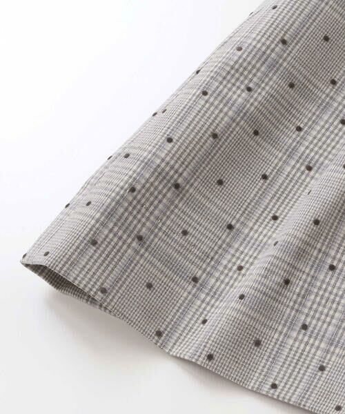 Tartine et Chocolat / タルティーヌ エ ショコラ ミニ・ひざ丈スカート | 【日本製】【お揃い】チェックフロッキードットスカート(100~140cm) | 詳細8