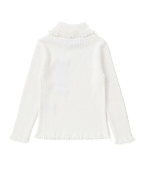 Tartine et Chocolat / タルティーヌ エ ショコラ ニット・セーター | 【日本製】ソフトコットンリボンタートルネックセーター(80~140cm) | 詳細2