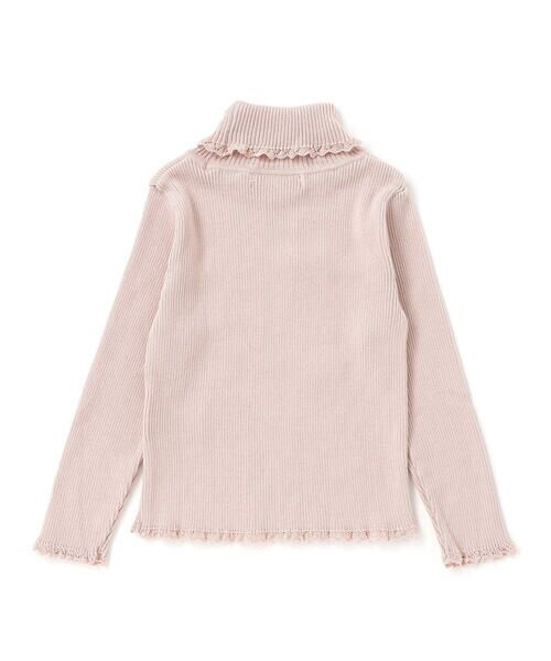 Tartine et Chocolat / タルティーヌ エ ショコラ ニット・セーター | 【日本製】ソフトコットンリボンタートルネックセーター(80~140cm) | 詳細4