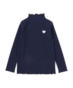 Tartine et Chocolat / タルティーヌ エ ショコラ Tシャツ | テレコハートワッペン刺しゅうTシャツ(100~140cm)