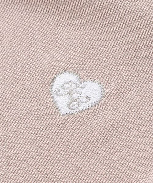 Tartine et Chocolat / タルティーヌ エ ショコラ Tシャツ | テレコハートワッペン刺しゅうTシャツ(100~140cm) | 詳細5